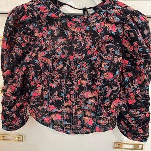 Free People Open Back Crop top